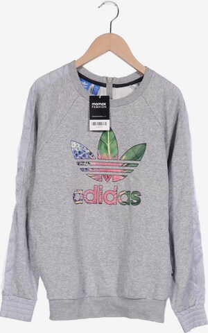 ADIDAS ORIGINALS Sweatshirt & Zip-Up Hoodie in XXXS-XXS in Grey: front