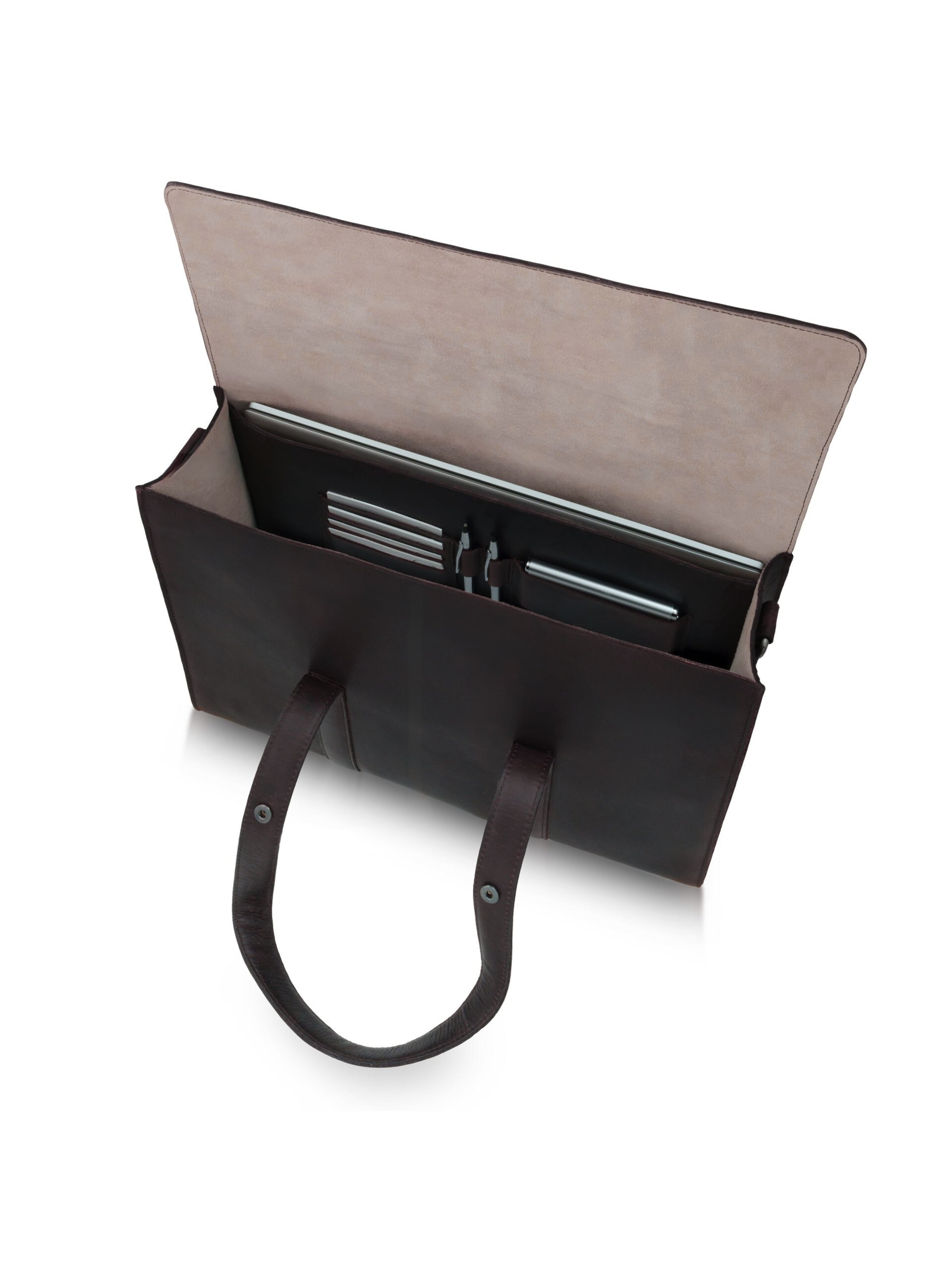 PURE Studios - Maletín 'LESATH' en marrón