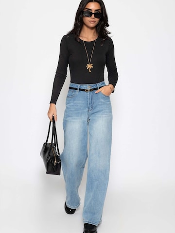 SASSYCLASSY - Body de blusa en negro