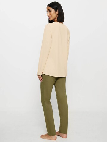 TRIUMPH Pyjama ' Basic ' in Beige
