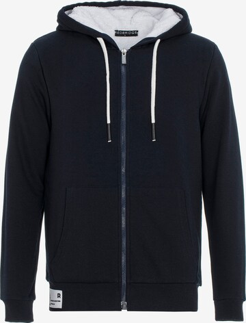 Redbridge Zip-Up Hoodie 'Birkenhead' in Blue: front