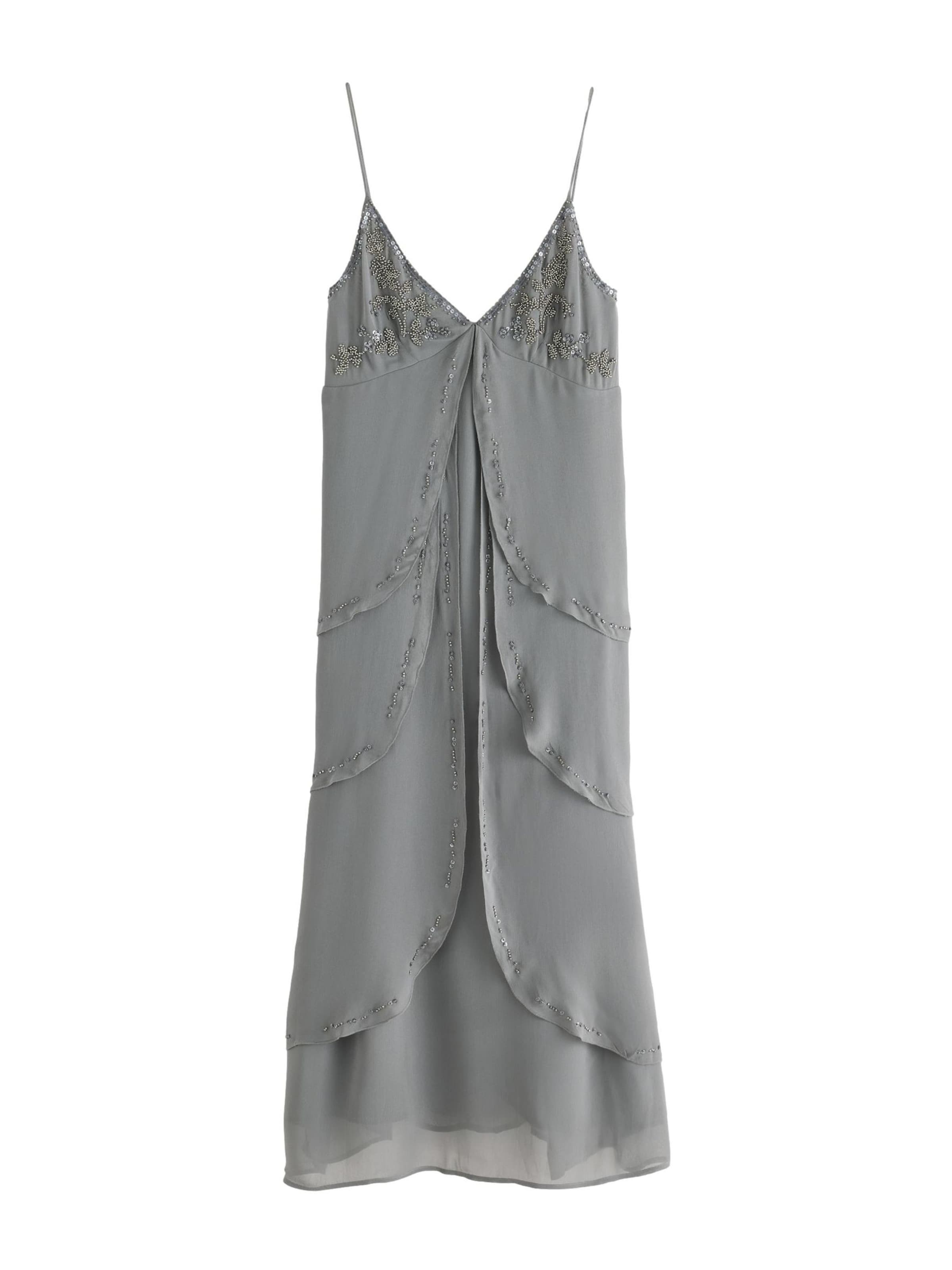 Bhoem Kleid in Grau: Vorderseite