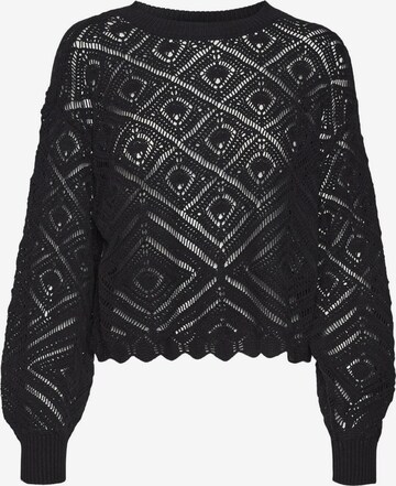 VERO MODA Sweater 'GRAPE' in Black: front
