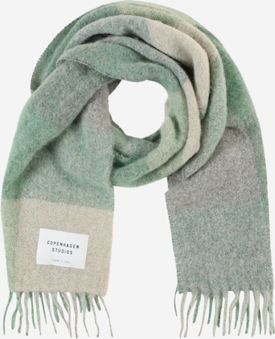 Copenhagen Scarf in Beige / Grey / Green / White, Item view