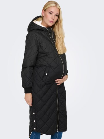 Manteau d’hiver 'Sandy' Only Maternity en noir : devant