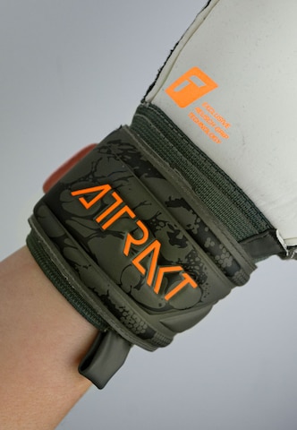 REUSCH Athletic Gloves 'Attrakt Grip Finger Support' in Black