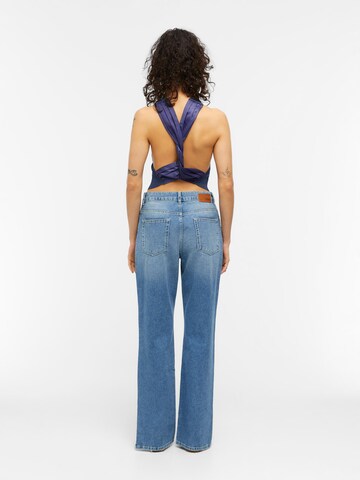 OBJECT Wide Leg Jeans i blå