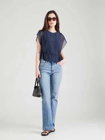 ESPRIT Bluse i blå