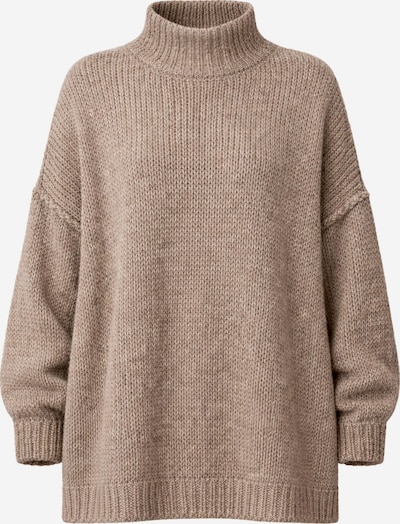 Worldclassca Oversizepullover 'Strickpullover Oversized mit Stehkragen' in S-L in taupe, Produktansicht