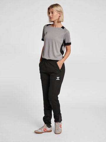 Hummel Slimfit Sportbroek in Zwart