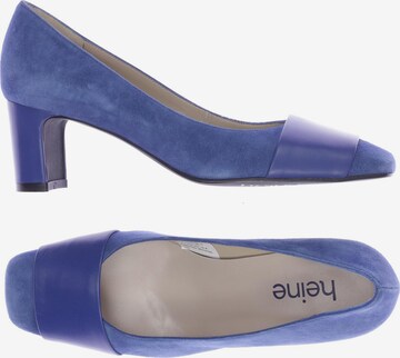 heine Pumps 38 in Blau: predná strana