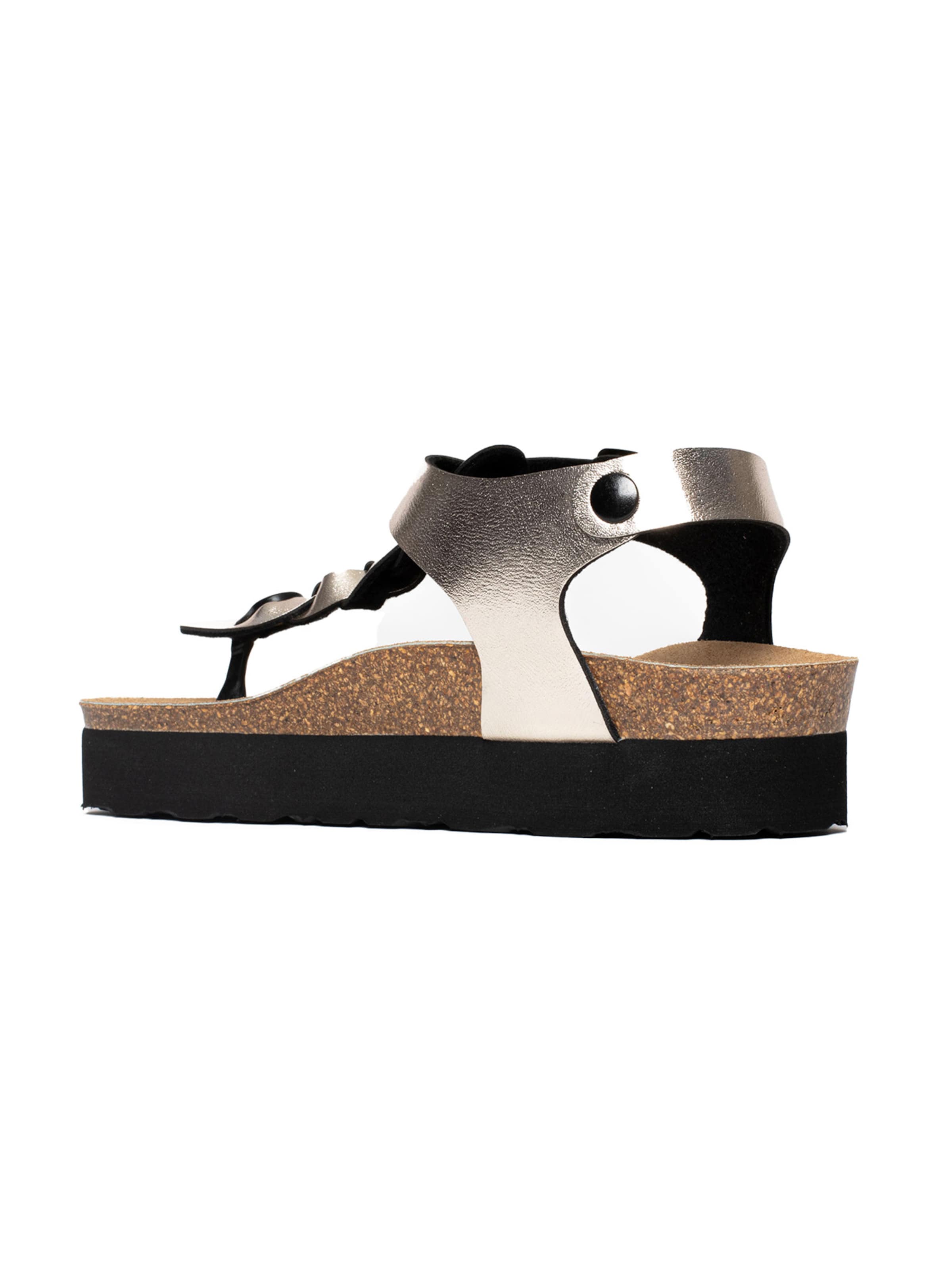 Bayton T-Bar Sandals 'Badajoz' in Gold
