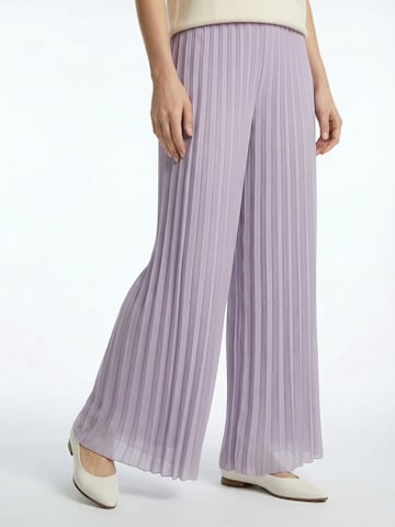 Guido Maria Kretschmer Women Wide leg Παντελόνι 'Samantha' σε λιλά: μπροστά