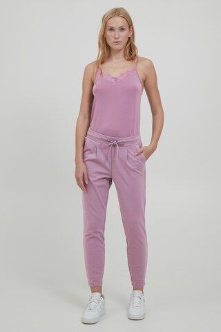 b.young Slim fit Pleat-front trousers 'Rizetta' in Purple