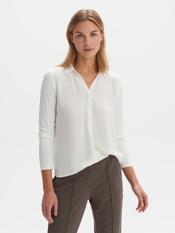 OPUS - Blusa 'Frera' em branco: frente