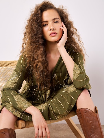 Apricot Dress ' ' in Green