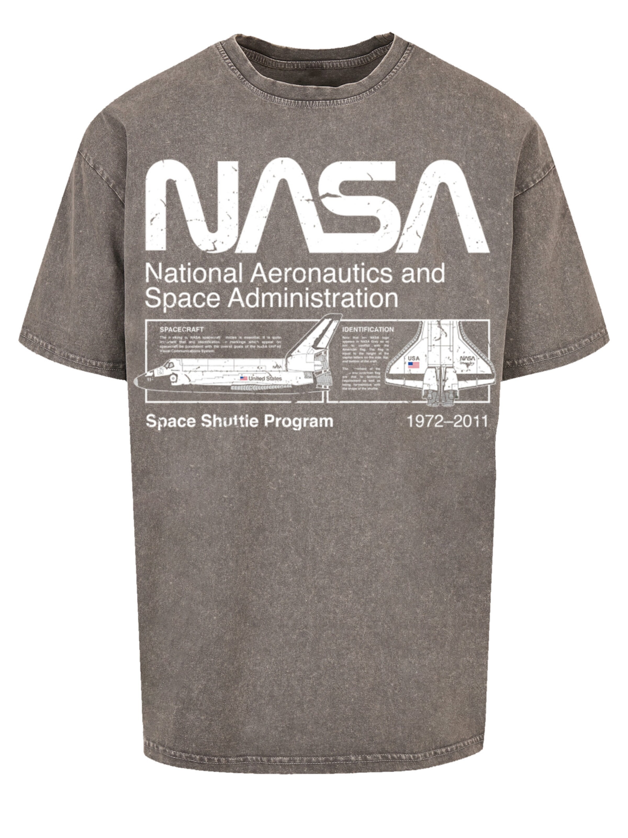 F4NT4STIC Shirt in Grijs: voorkant