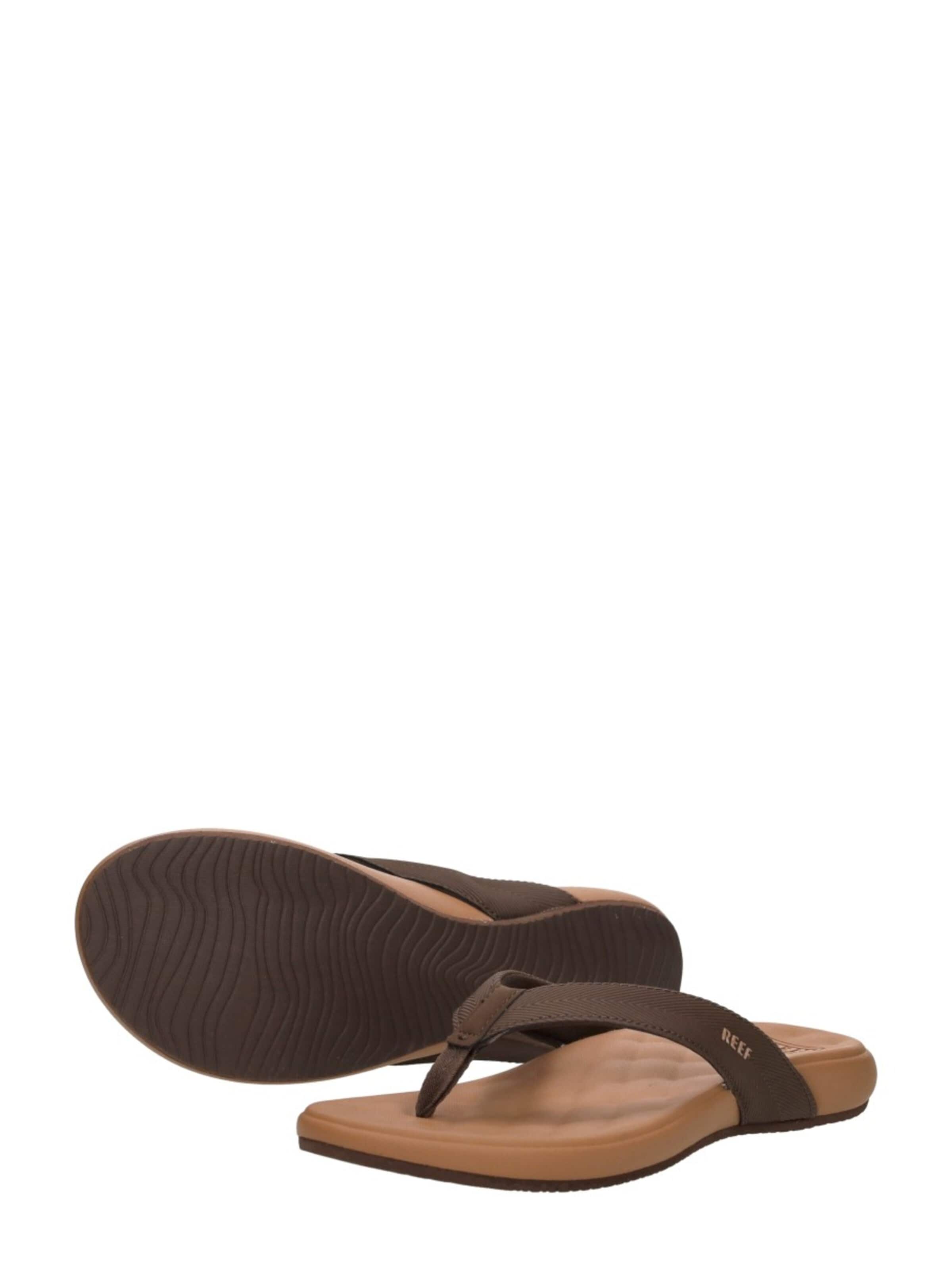 REEF T-Bar Sandals 'Cushion Melody' in Brown