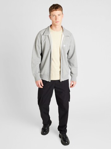 DENHAM Zip-Up Hoodie 'BROOKER' in Grey