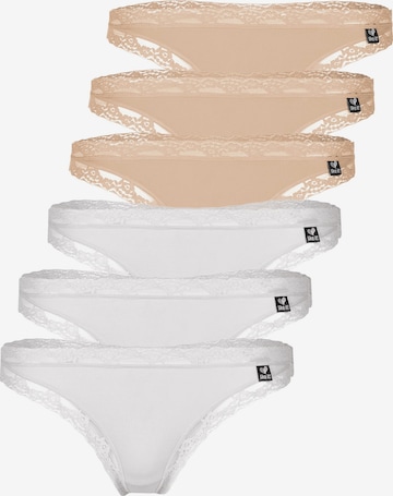 like it! Thong 'Olivia' in Beige: front