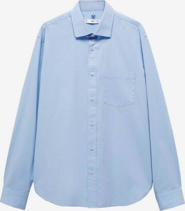 MANGO MAN Regular fit Button Up Shirt 'Sira' in Blue: front