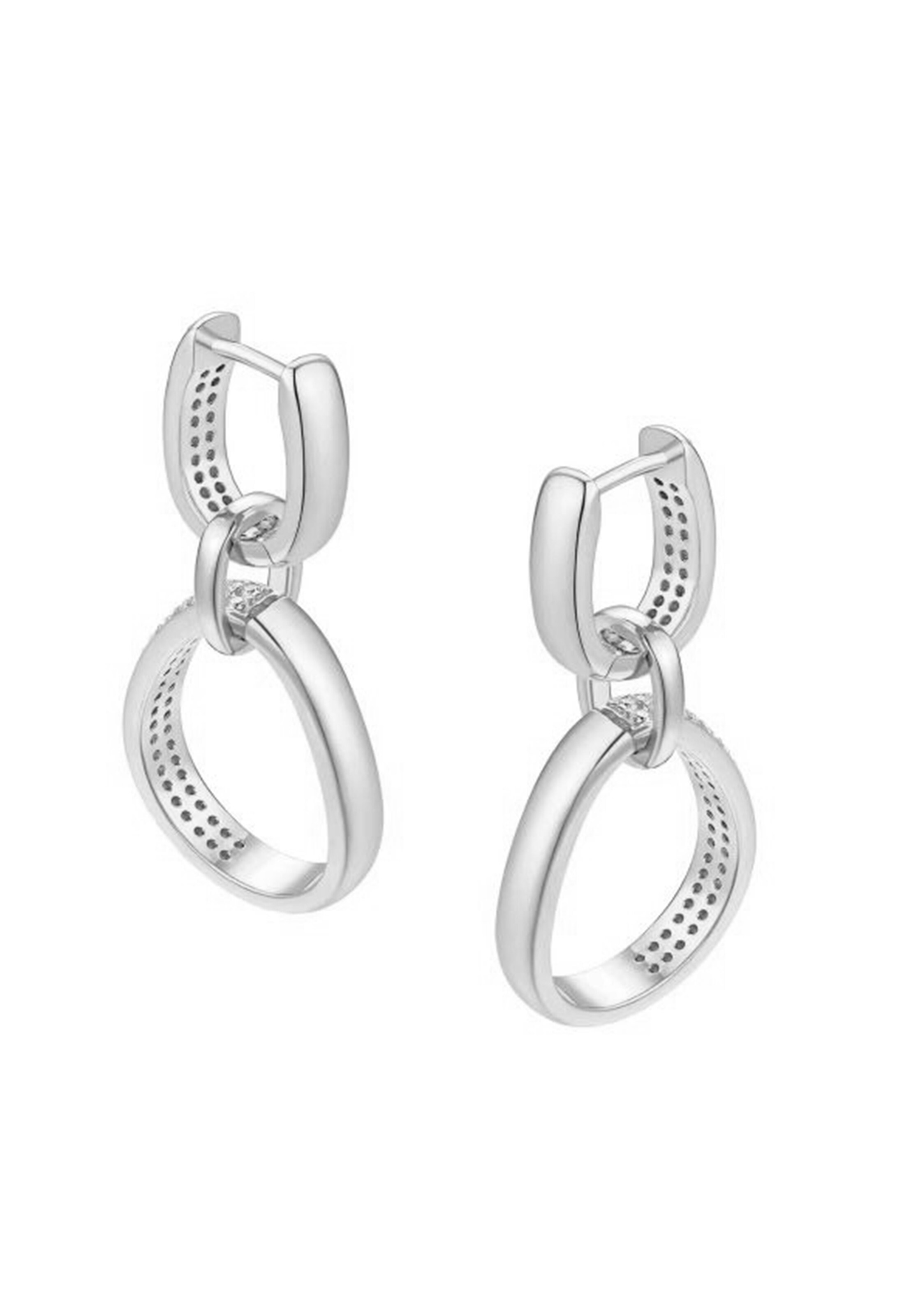 Nana Kay Earrings 'Solid Flair' in Silver