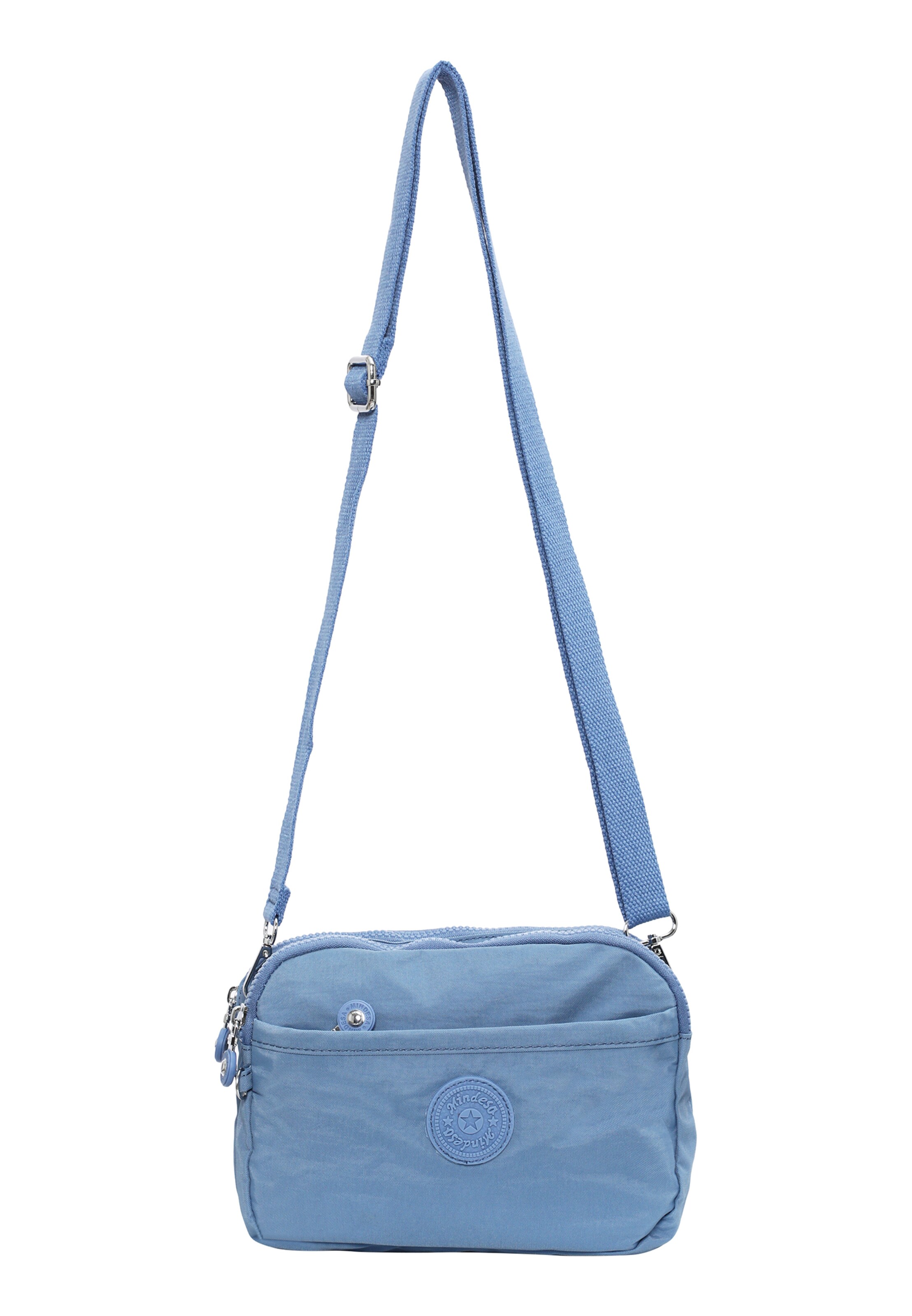 Mindesa - Mala de ombro em azul: frente