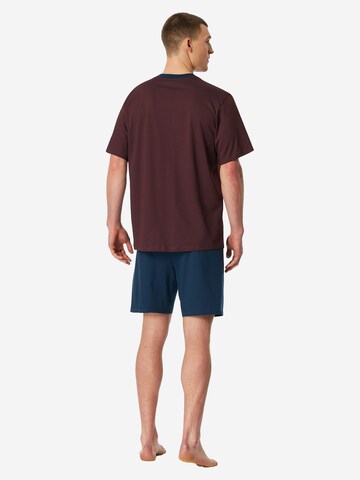 SCHIESSER Pyjama kort 'Comfort Essentials' in Rood