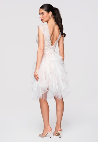 Ombre Cocktailjurk in Wit