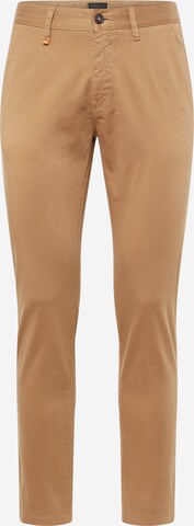 BOSS Slim fit Chino Pants 'Taber' in Beige: front