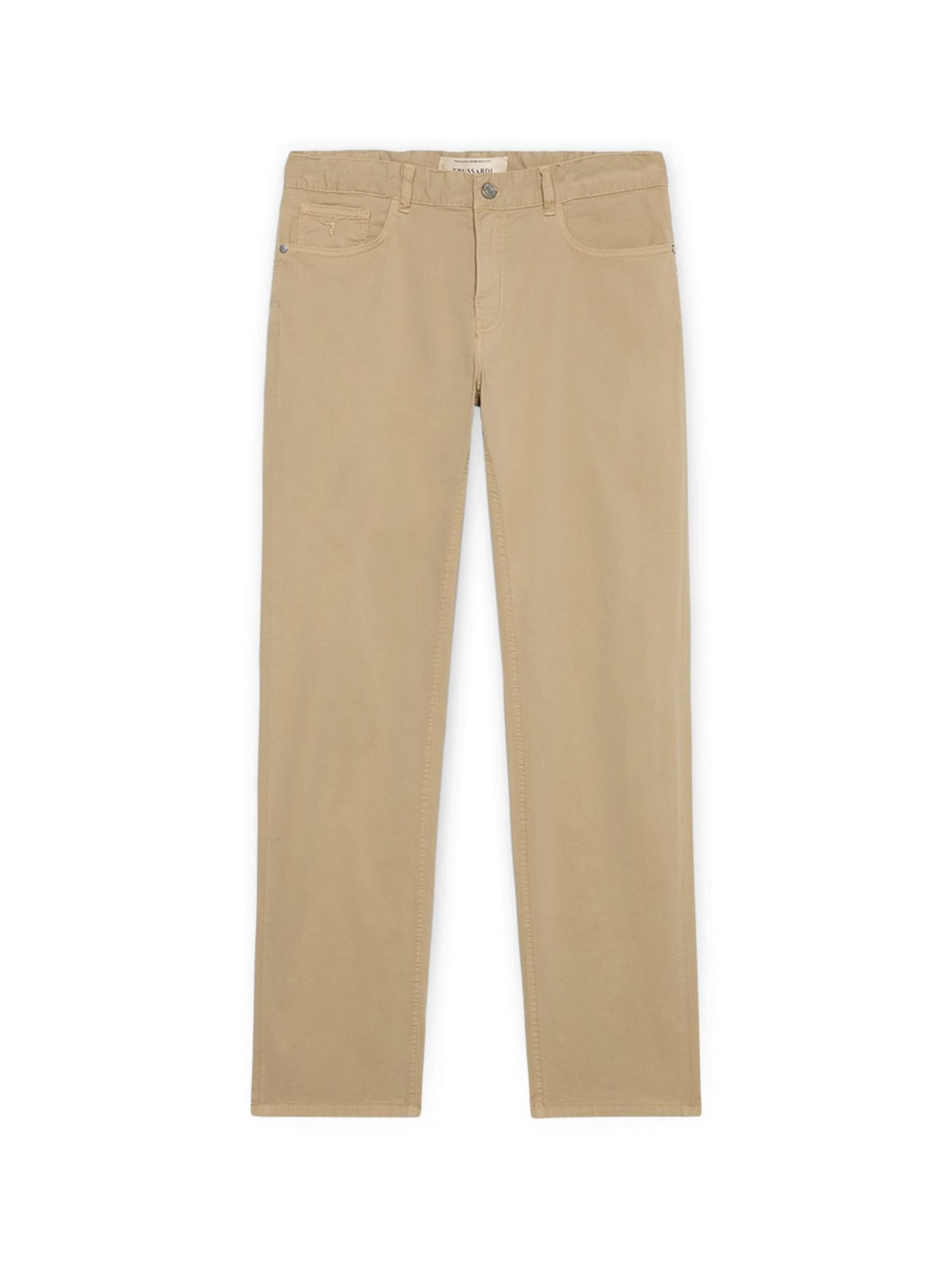 Regular Pantalon Trussardi en beige : devant