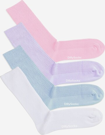 Chaussettes DillySocks en bleu : devant