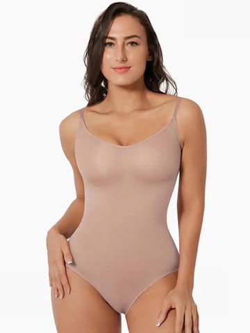 creamy Shapingbody 'Bodysuit Sculpting Shapewear - Light Shape' in Beige: Vorderseite