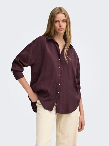 ONLY Blouse 'ONLZazima' in Rood: voorkant