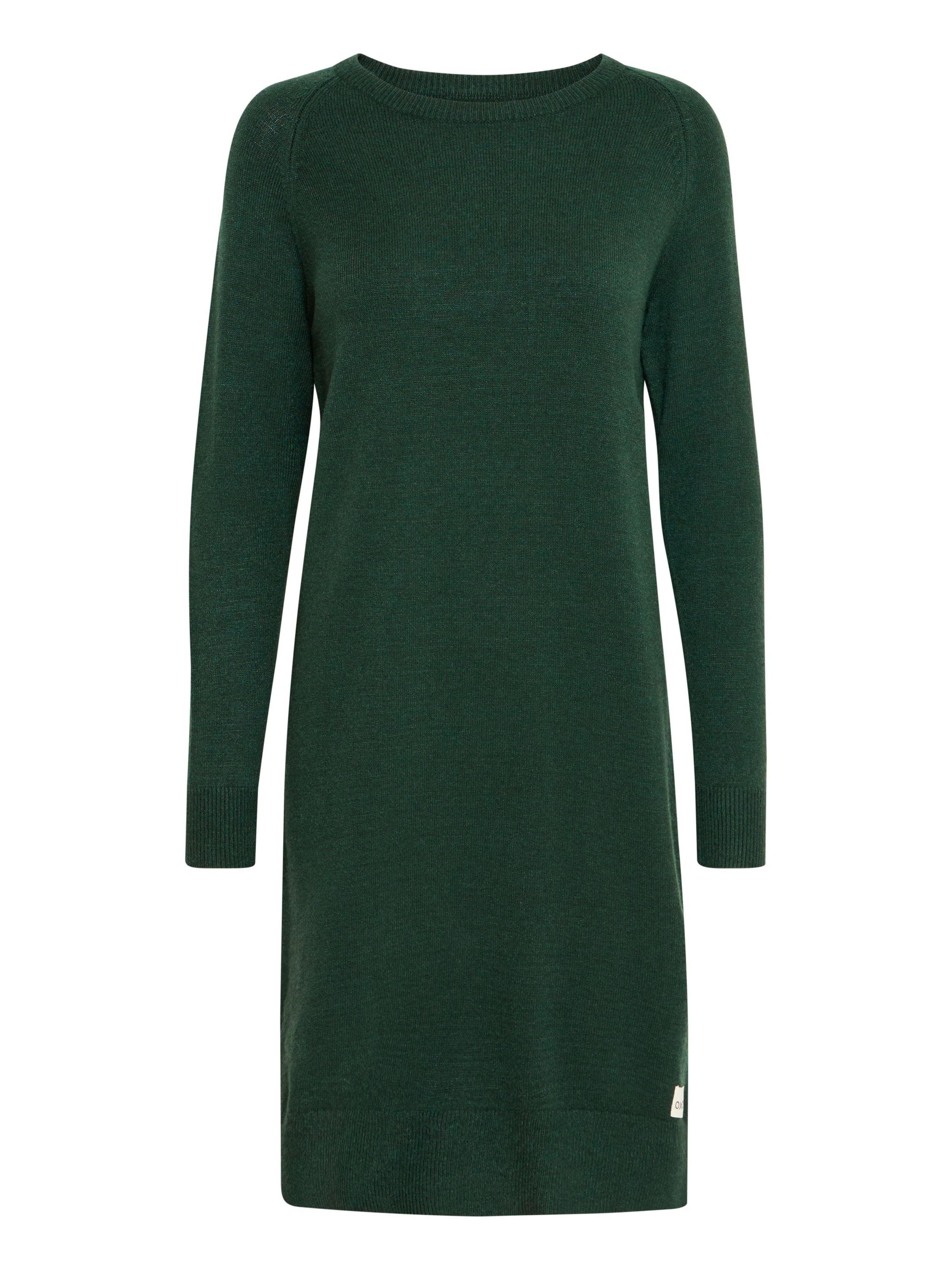 Robes en maille ' Mareen ' Oxmo en vert : devant