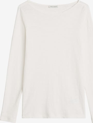 T-shirt Marc O'Polo en blanc : devant