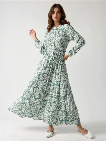 Hiccup - Vestidos camiseiros em verde