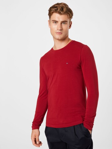 TOMMY HILFIGER Regular fit Μπλουζάκι σε κόκκινο: μπροστά