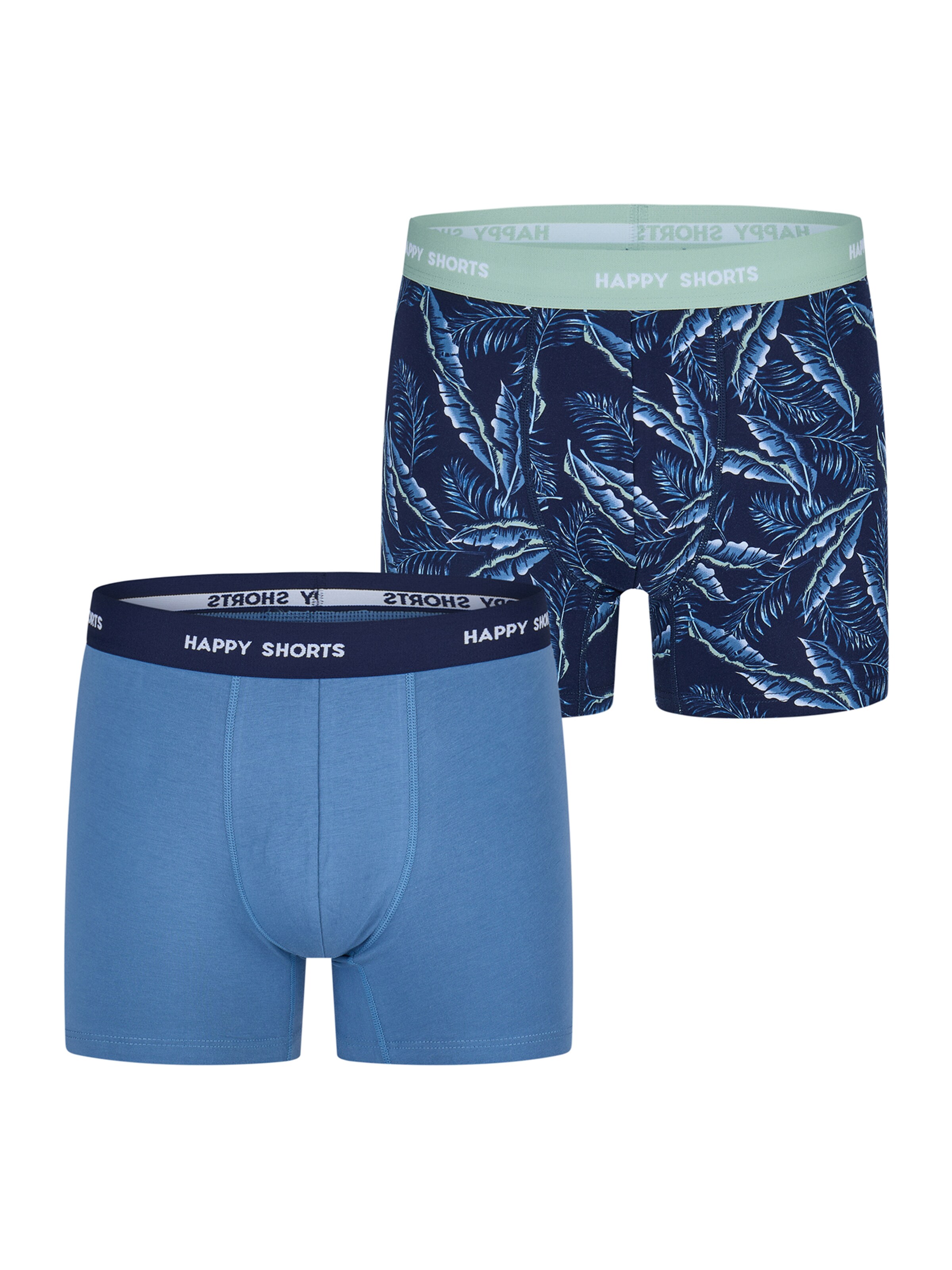 Happy Shorts Retro Boxer ' Jersey ' in Mischfarben: Vorderseite