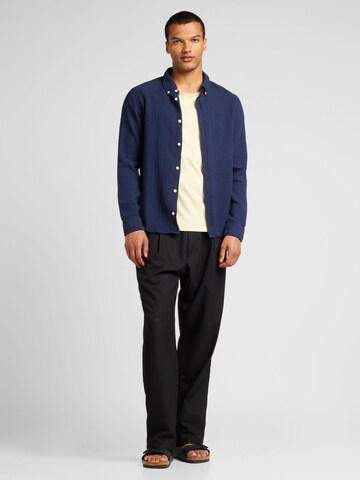 DENHAM Regular fit Button Up Shirt 'RICH' in Blue