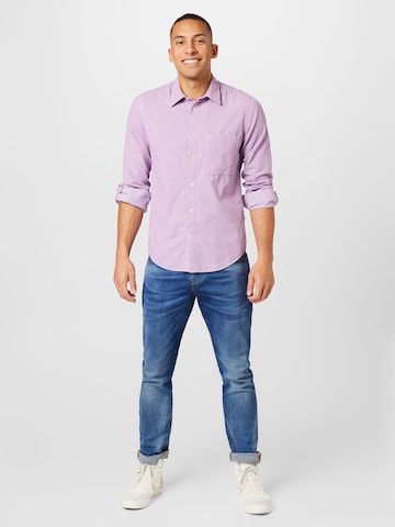 NN07 - Ajuste regular Camisa 'New Arne' en lila