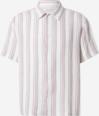 JACK & JONES Paita 'JORNANTUCKET' värissä tummanpunainen / valkoinen, Tuotenäkymä