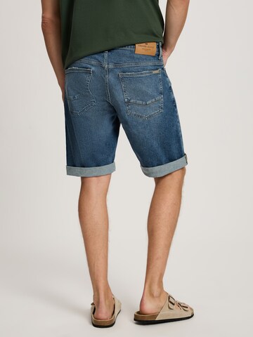 CROSS JEANS Regular Hose 'Leom' in Blau