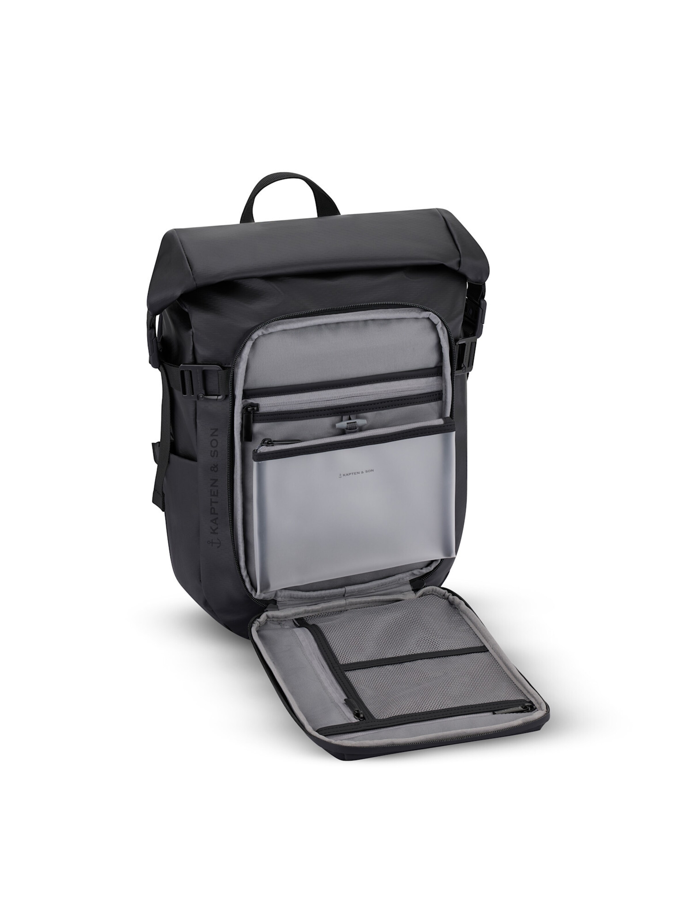 Kapten & Son Rucksack 'Lisbon Small'‌‌ in Schwarz