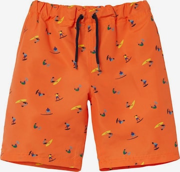 NAME IT Board Shorts in Orange: front