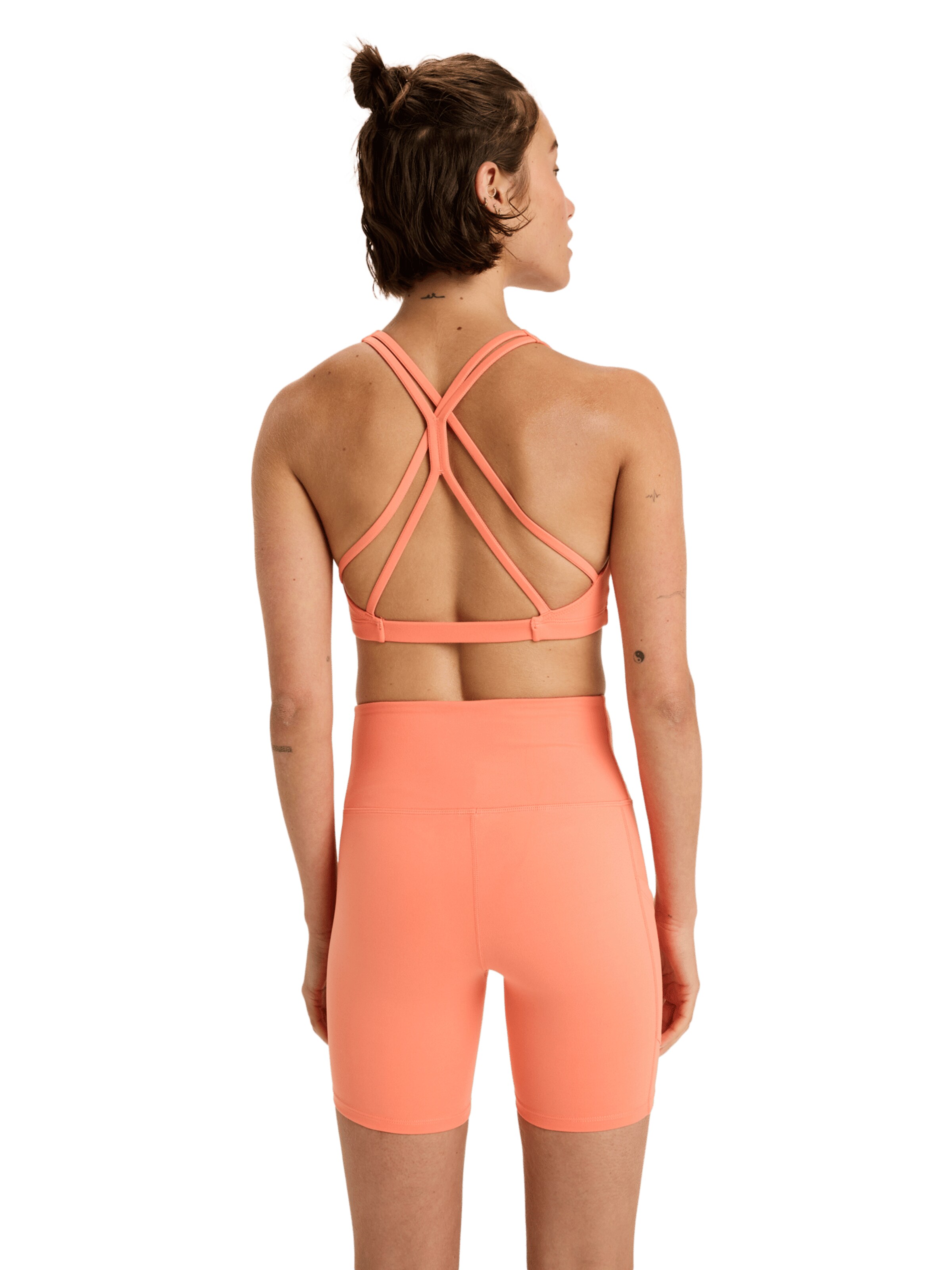 ROXY Skinny Workout Pants in Orange