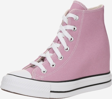 Sneaker înalt 'CTAS' de la CONVERSE pe roz: față