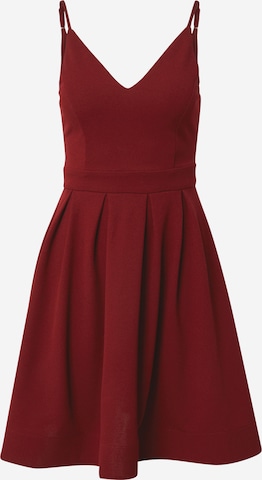 Skirt & Stiletto Cocktail Dress in Red: front