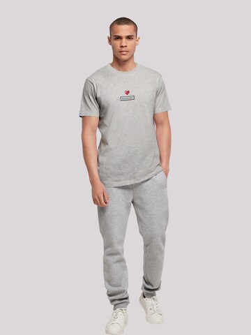 F4NT4STIC Shirt 'Happy New Year Level Up 23 Front' in Grijs
