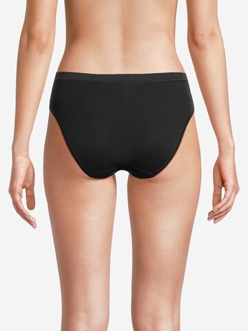 CON-TA Slip 'Feinripp' in Zwart
